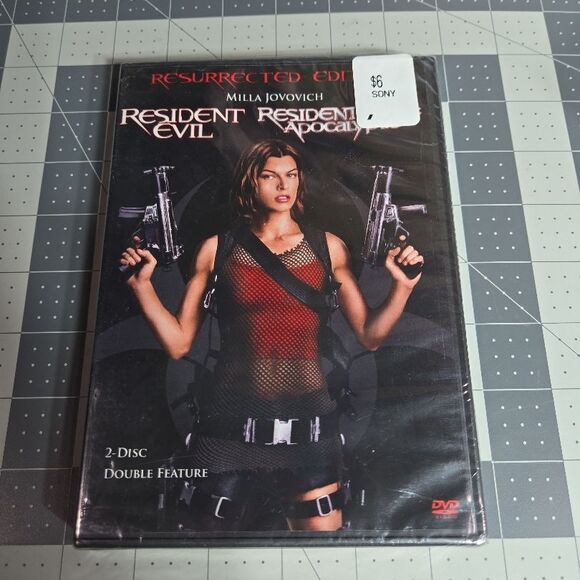 Other - NWT Sony Pictures Resident Evil Apocalypse DVD Double Feature Milla Jovovich Hor